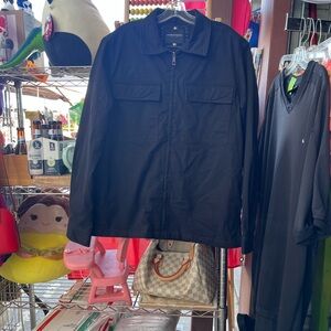 Denim & Flower Men's Black Shirt Jacket